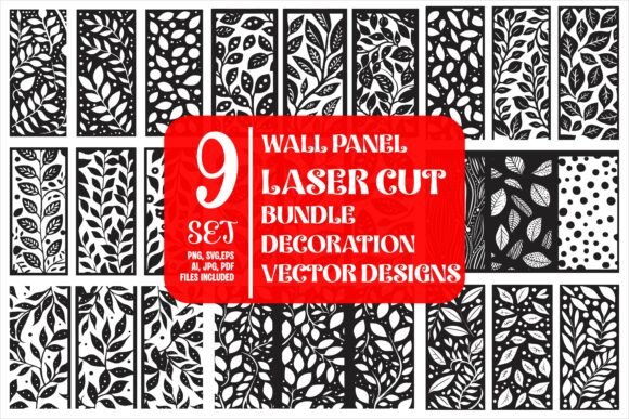 Download Wall Panel Laser Cut Design Vector - Premium Resources